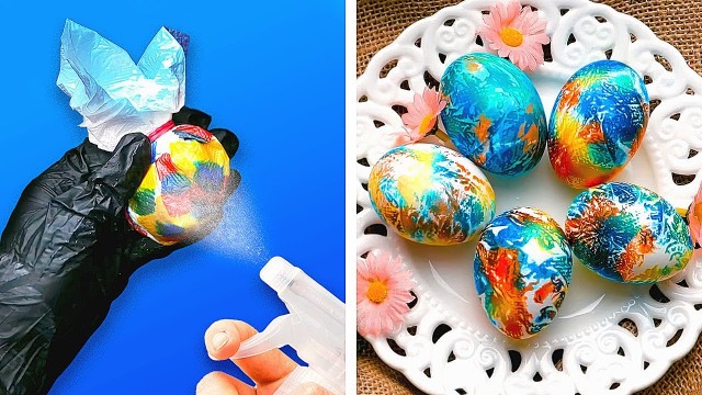 '42 BRIGHT EASTER ideas for egg coloring and HOLIDAY CRAFTS'