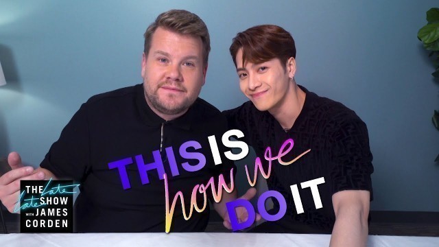 'Jackson Wang & James Corden Trade Food, Language & Sport'