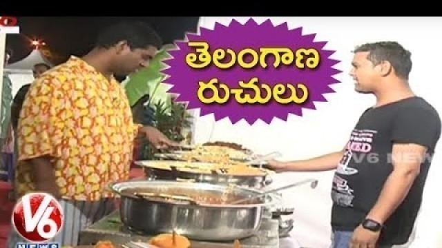 'Bithiri Sathi Visits Telangana Food Festival At People\'s Plaza || Teenmaar News'