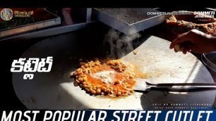 'Most Popular Street Food Cutlet | Street Food | Cutlet | Panipuri | Telugu Gold Foods And Fashion Tv'