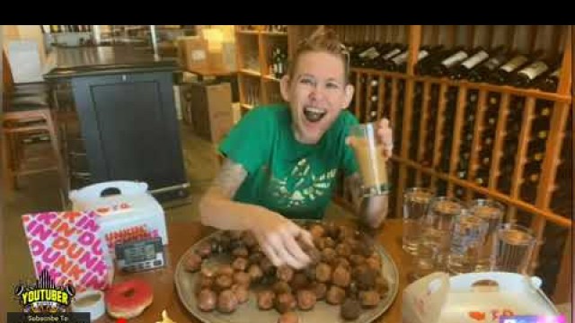 'Holy Cow! 200 Dunkin Donuts Munchkins! I Ate It All And Got The Bonus | Woman Vs Food'