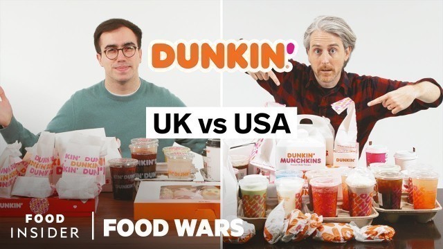 'US vs UK Dunkin’ | Food Wars'