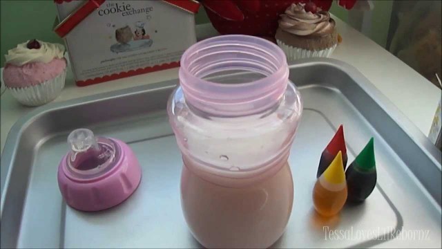 'How To Make Fake Chocolate Milk For a Reborn Toddler Doll'