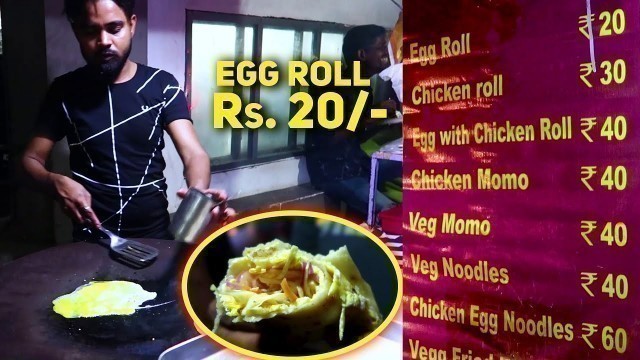 'Egg Parotta Roll at Rs.20/- | Street Food in Kochi'