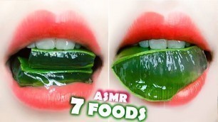 'ASMR Eating | CRUSHING CRUNCHY FOODS by MOUTH 