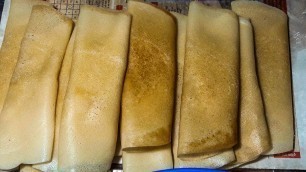 'Patishapta Pitha Recipe | kheer Patishapta Pitha at Dhaka | Tasty Food Ranger'