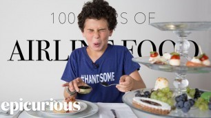 'Kids Try 100 Years of Airline Food'