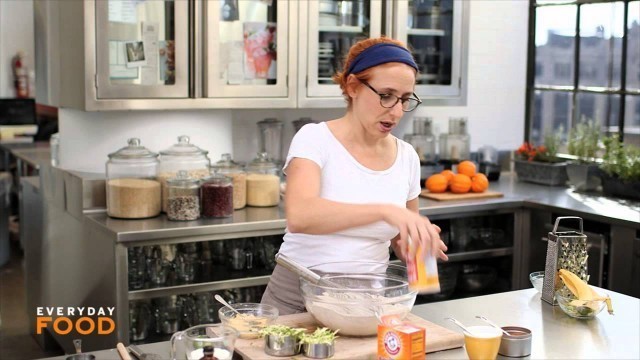 'Zucchini-Banana Breakfast Muffin Recipe - Everyday Food with Sarah Carey'