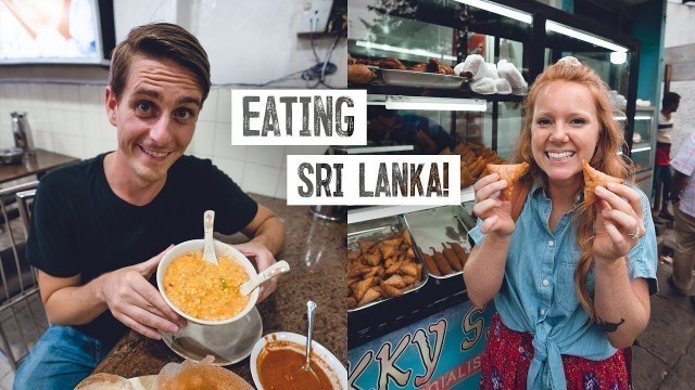 'Trying Sri Lankan STREET FOOD with a LOCAL! - Colombo Food Tour'