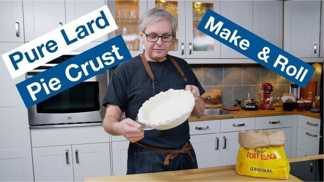 'How To Make And Roll Lard Pie Pastry - Pie Dough Recipe - Pie Crust Recipe - Glen & Friends Cooking'