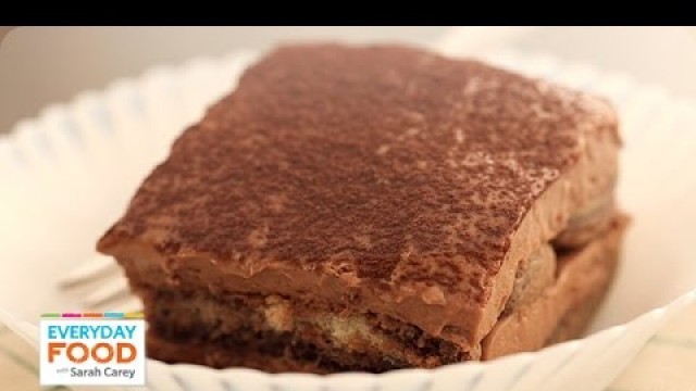 'Double Chocolate Tiramisu Recipe - Everyday Food with Sarah Carey'