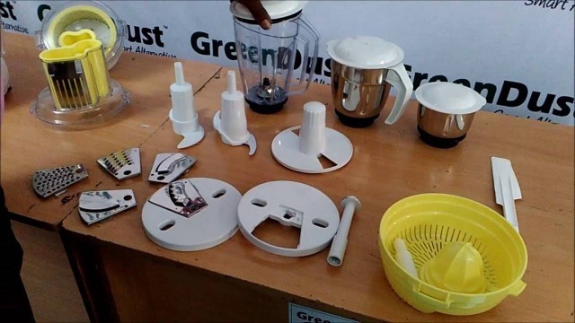 'GreenDust Kenstar Food Processor Demo in Telugu'