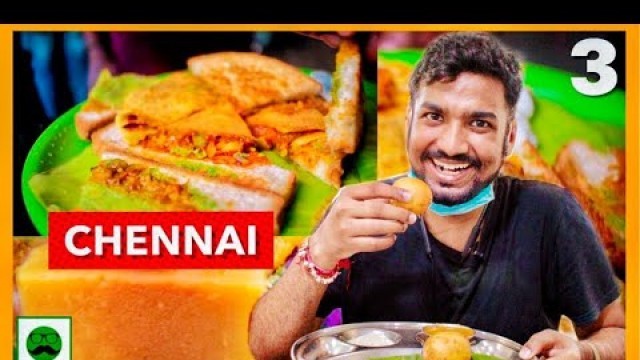 'Chennai Street Food | Bread Dosa + Best Mysore Pak + Chilli Parotta | Veggie Paaji'