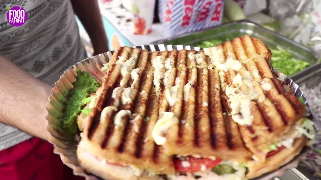 'Bombay Special Sandwich - Street Food Mumbai - Indian Street Food | Veg Sandwich Step By Step'