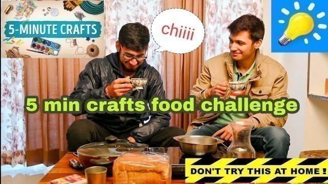 '5 min craft food challenge & Vietnamese coffee(egg coffee)'