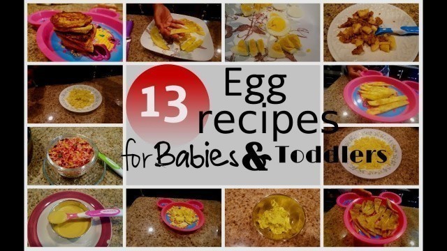 'How to introduce eggs to baby-13 easy healthy homemade egg recipes for babies & toddlers'