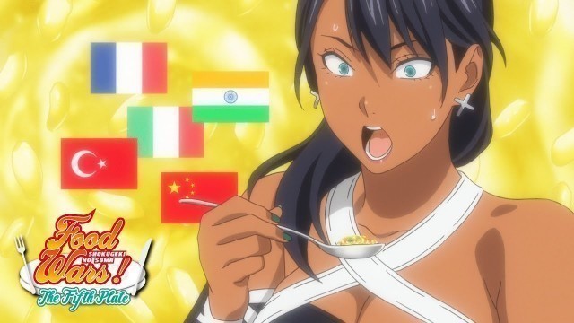 'Le riz cantonais des cinq grandes cuisines | Food Wars! The Fifth Plate'