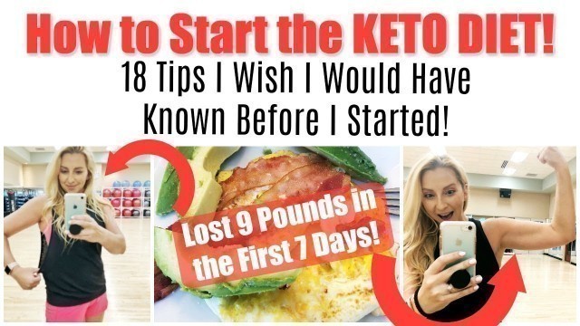 'How to Start the Keto Diet: 18 Beginner Tips I Wish I Would Have Known! (The Ultimate Keto Guide)'