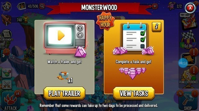 'How to get a bunch of gold food in Monster Legends'