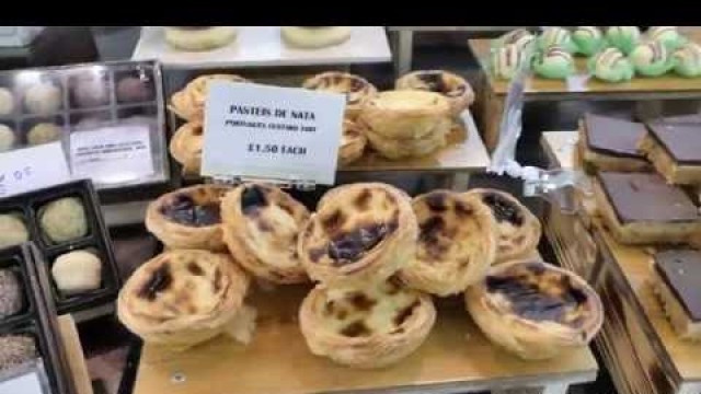 'Fried Churros and Pasteis de Nata Pastry Tasted in Brick Lane. London Street Food from Brazil'