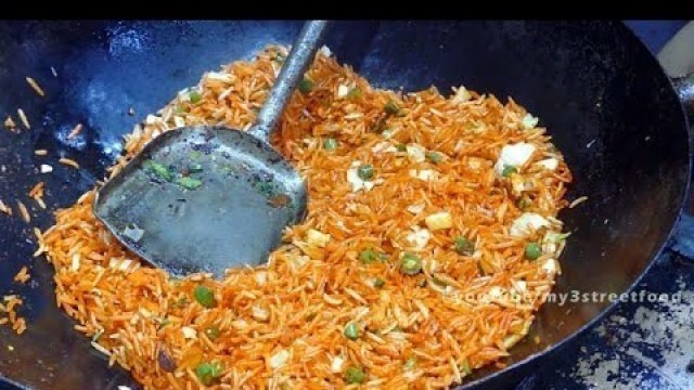 'Veg Scetzwan Fried rice  - MUMBAI STREET FOOD - 4K VIDEO - UHD VIDEOS street food'