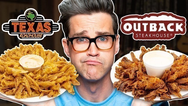 'Texas Roadhouse vs. Outback Steakhouse Taste Test | FOOD FEUDS'