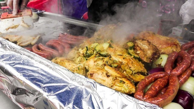 'Food From Morocco Cooked and Eaten in London. Street Food of Brick Lane'