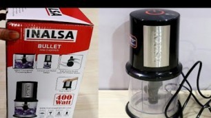 'Inalsa Electric Mini Chopper Unboxing,  Review And Demo In Hindi |how to use  vegetables chopper |'