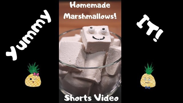 'Homemade Marshmallows #shorts | Yummy It Food'