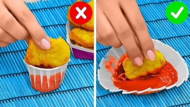 'ULTIMATE FAST FOOD HACKS || Smart Ways To Eat Your Favorite Food'