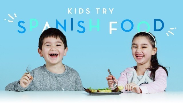 'Kids Try Spanish Food | Kids Try | HiHo Kids'