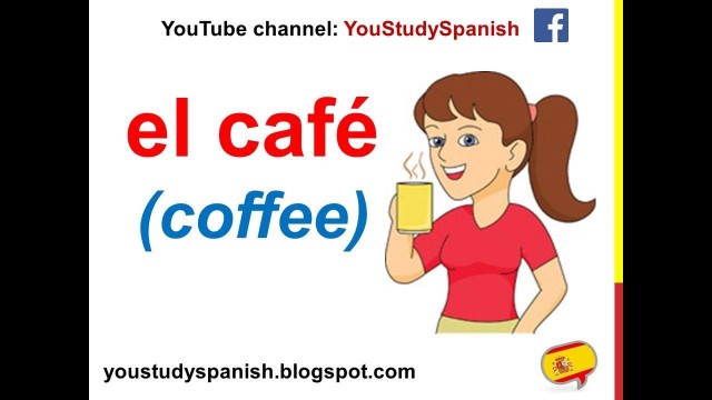 'Spanish Lesson 47 - DRINKS and BEVERAGES in Spanish Food and drinks vocabulary'