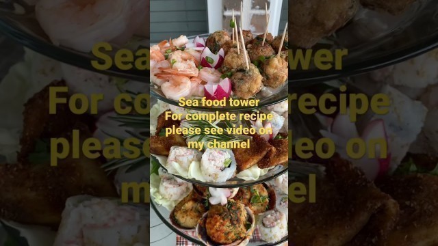 'Sea food platter.سی فوڈ کو کیسے پیش کریں'