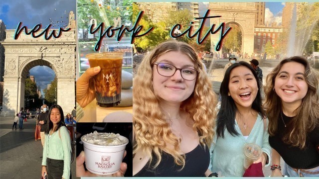 'best friends take on NYC!!! (washington square park, trying lebanese food, magnolia bakery) part 1'