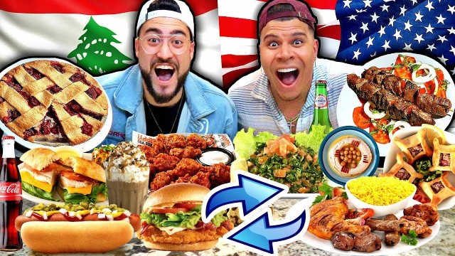 'LEBANESE & AMERICAN SWAP LUNCH FOODS & SNACKS (FT. WOLFIE)'