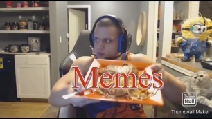 'Tyler1 Drops Food (but with memes)'