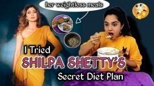 'I ATE Like Shilpa Shetty For 24 Hours ~ Food Challenge / PurPle KohL Megha'