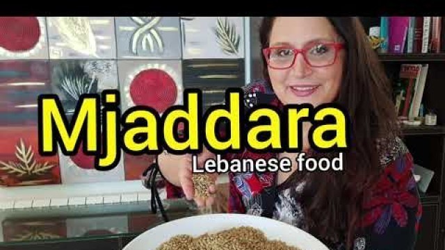 'Mjaddara lebanese food try it and you won\'t regret'