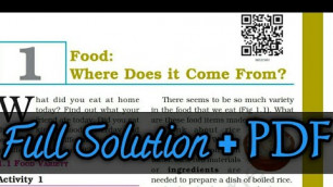 'Food:Where does it comes from : Chapter 3 | Chapter 1| Full Solution and PDF in Telegram'