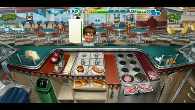 'Level 4 | Fast Food Court | Cooking Fever | Love of games'