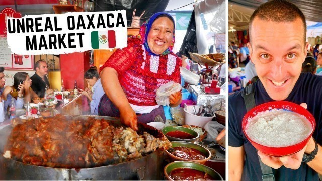 'BEST MEXICAN STREET FOOD in Oaxaca, MEXICO | Eating in Tlacolula Market, Oaxaca, Mexico'