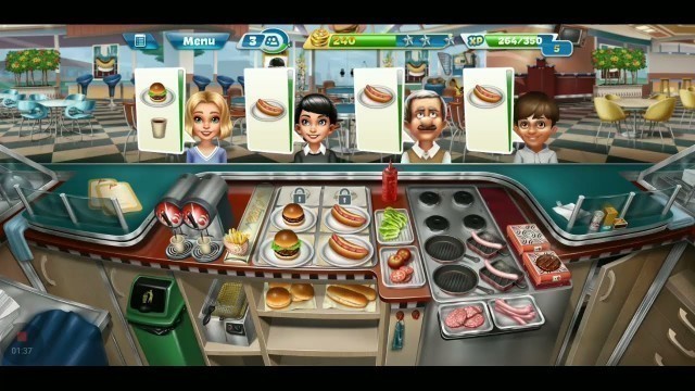 'Level 18 | Fast Food Court | Cooking Fever | Love of games'