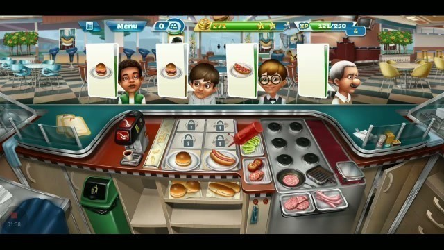 'Level 12 | Fast Food Court | Cooking Fever | Love of games'