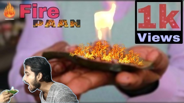 'Burning Paan In Kolkata | Fire Paan Video | Betel Leaf Sweets | Indian Street Food'