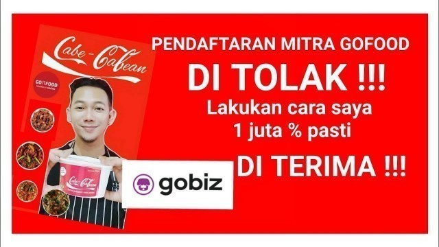 '#mitragofood #daftargofood #gobiz #gofood #gojek 1JUTA % PASTI KETERIMA DENGAN CARA SAYA'