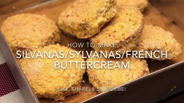 'Quick and easy silvanas/sylvanas and buttercream recipe'