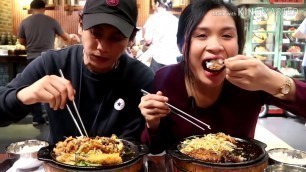 'MUKBANG : SIZZLING PLATE | FOOD IN TAIWAN'