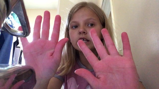 'How to get really strong food coloring off your hands'