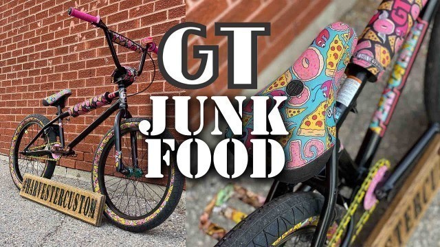 'GT Performer \"Junk Food\" Custom BMX Build @ Harvester Bikes'