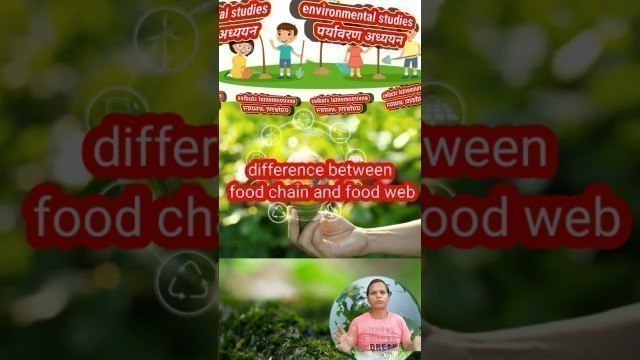 'difference between Food Chain and Food Web |# short videos'